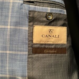 Canali Blue Sport Coat - Italian Craftsmanship and Style